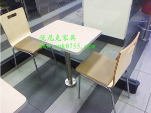 铝合金包边快餐桌椅|优质的快餐桌椅